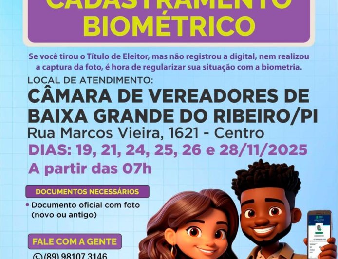 Atendimento Descentralizado- Cadastramento Biométrico.