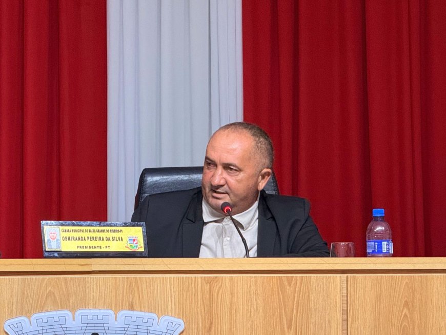 Sessão Ordinária da Câmara Municipal de Baixa Grande do Ribeiro.