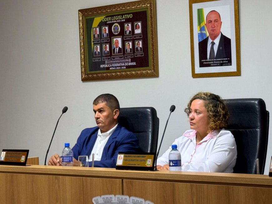 Sessão Ordinária da Câmara Municipal de Baixa Grande do Ribeiro.