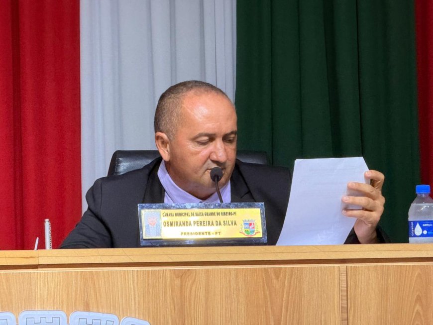 Sessão Ordinária Câmara Municipal Baixa Grande do Ribeiro 18-11-2025