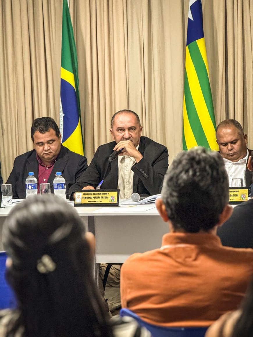 Sessão Ordinária Câmara Municipal de Baixa Grande do Ribeiro realizada em 24-03-2026.