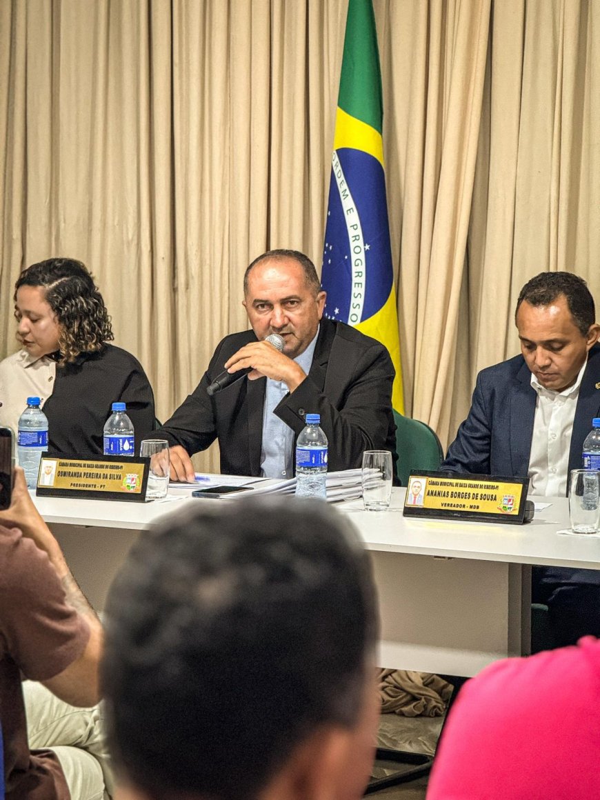 Sessão Ordinária Câmara Municipal de Baixa Grande do ribeiro,  realizada em 07-04-2026.