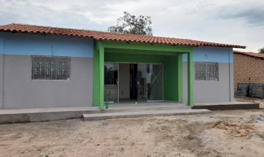 Vereador visita obras de posto de saúde no interior do Município