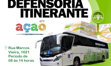 Projeto Defensoria Itinerante em Ação estará em Baixa Grande do Ribeiro no próximo 02 de Agosto