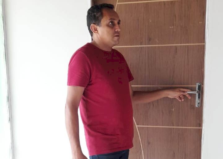 Vereador visita obras de posto de saúde no interior do Município