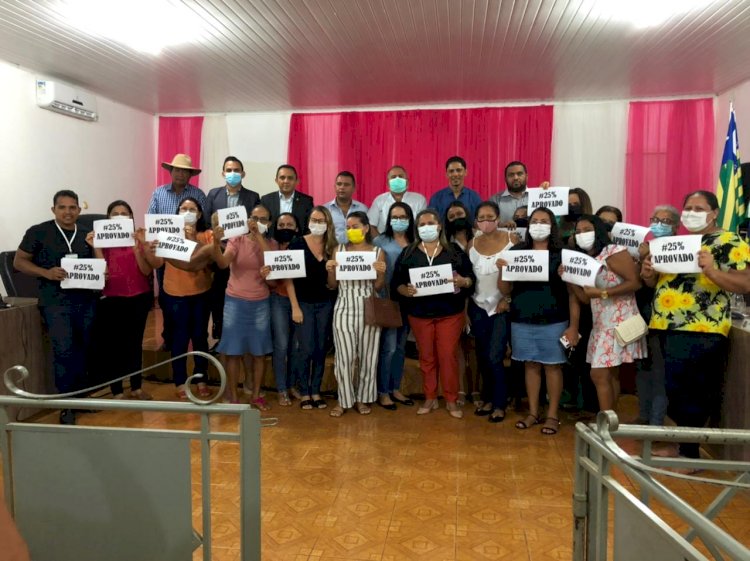 Câmara aprova reajuste no piso salarial dos professores municipais