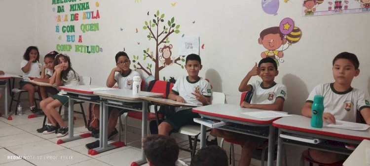 Vereador Ananias Borges - PSB, participa de atividades na Escola Luz do Saber